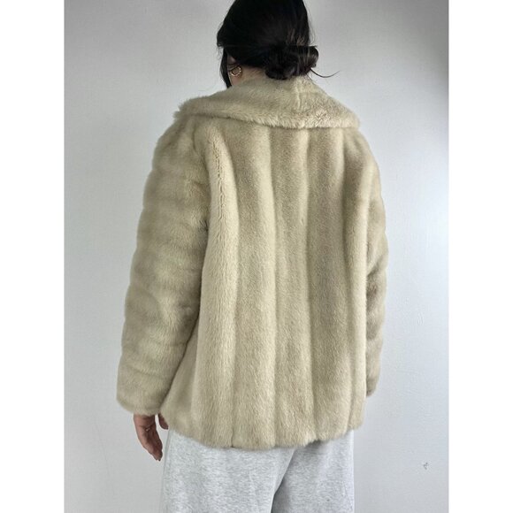 Vintage Made In England Faux Fur Tissavel Jacket - Picture 8 of 13